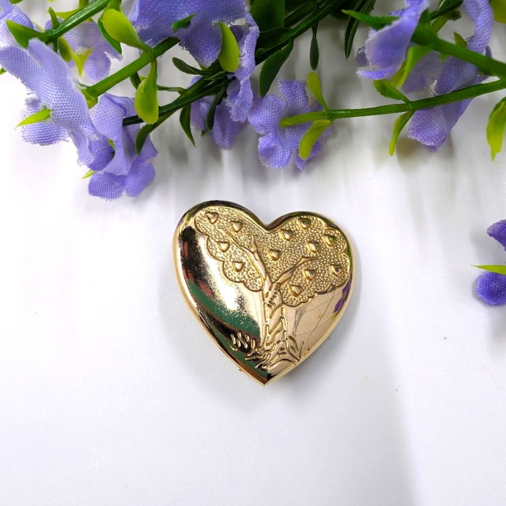 The Variety Club Vintage Gold Plated Tree Design Gold Plated Brooch